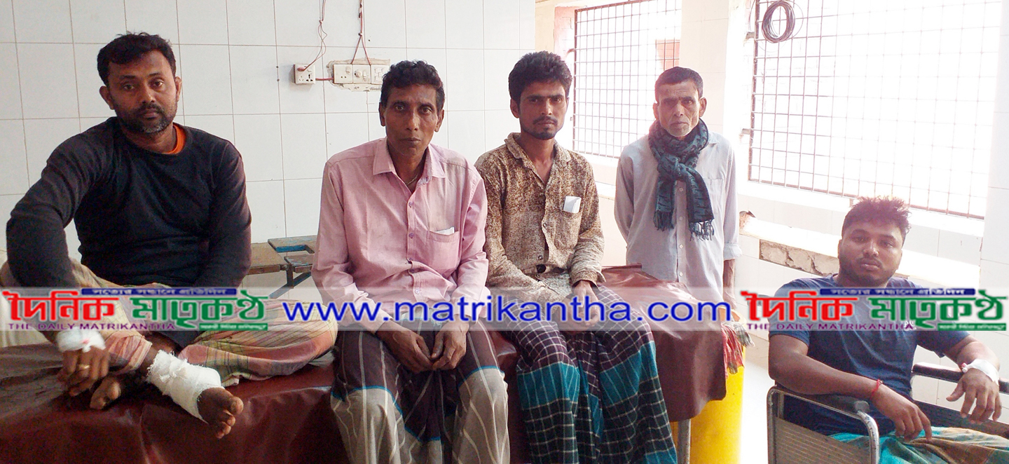 পাংশার কশবামাজাইলে এক বাড়ীতে সশস্ত্র ডাকাত দলের দু’দফায় হানা॥৪জন গুলিবিদ্ধ